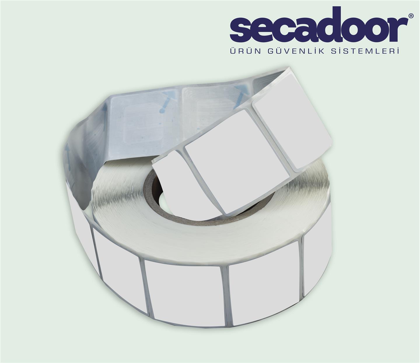 Radyo Frekans Kağıt Alarm Etiketi 50x50 mm